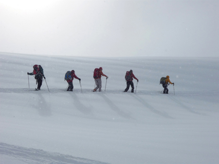 Climbing Ahab in a whiteout